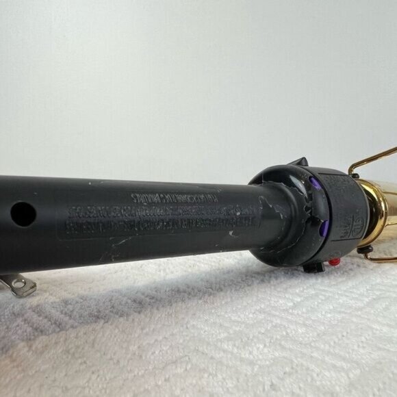 Hot Tools Professional, Curling Iron,Gold Plated, Cylindrical, Single Barrel - Picture 9 of 13